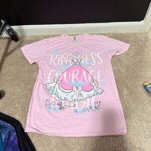 Disney Pink Short Sleeve Tee with Ballerina Design